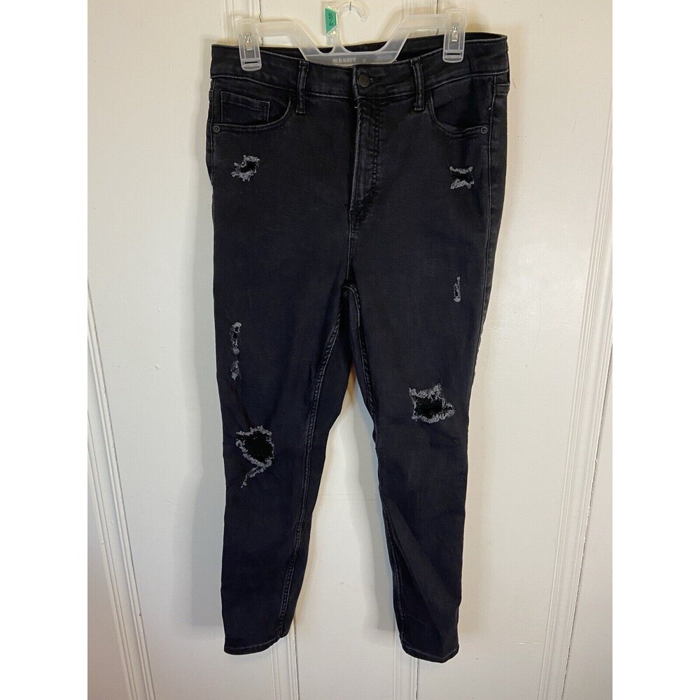 Old Navy Jeans Rockstar 360 Stretch Super Skinny Extra High Rise Womens Size 12